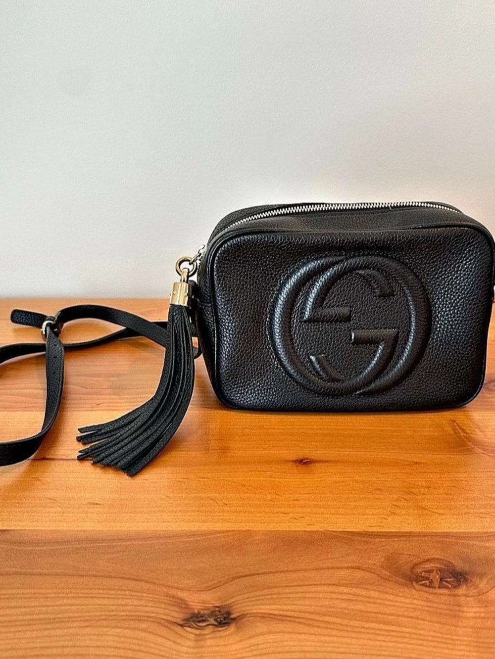 Gucci Soho Disco Bag Black Leather Crossbody Bag